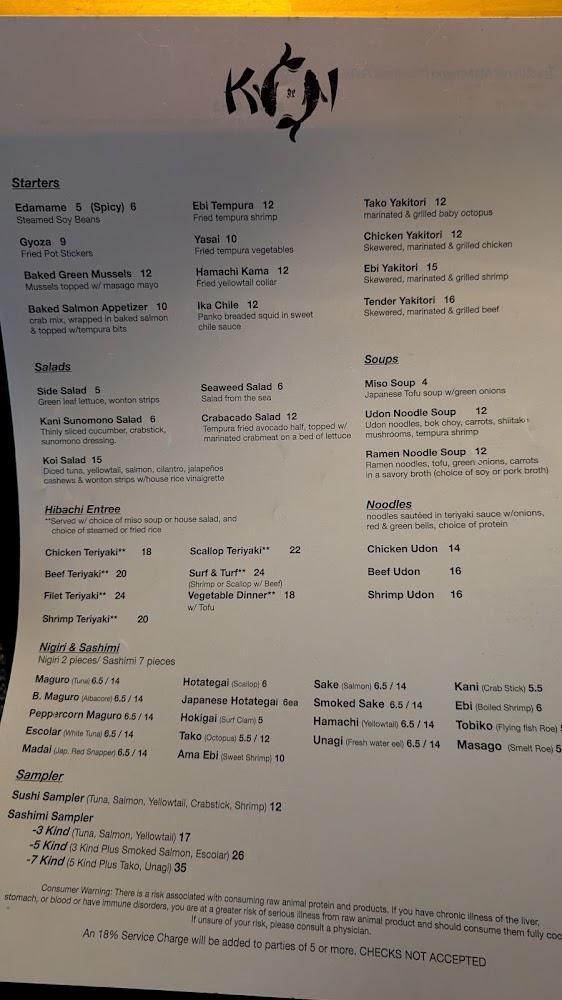 Koi Japanese Sushi Bar & Lounge Beef Fried Rice